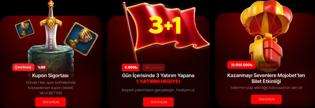mojobet bonusları
